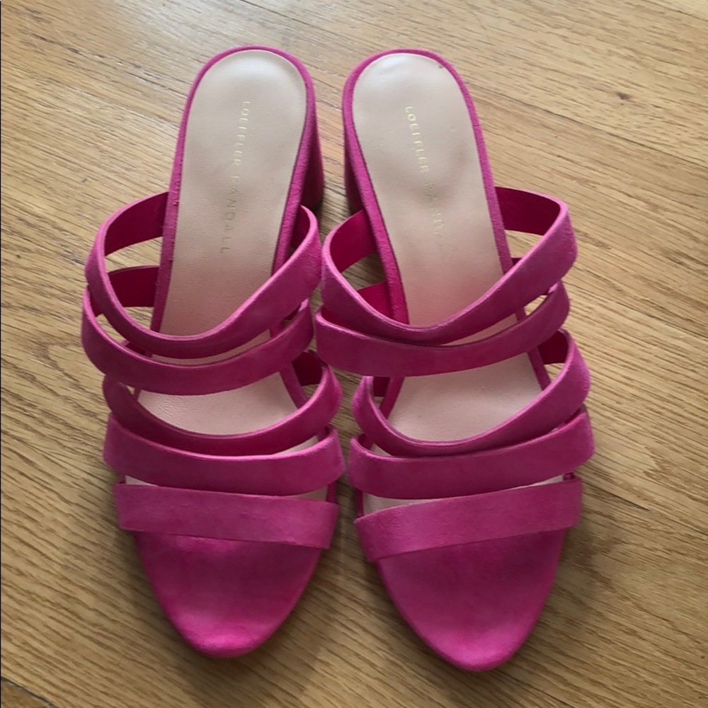 Hot pink Loeffler Randall sandals